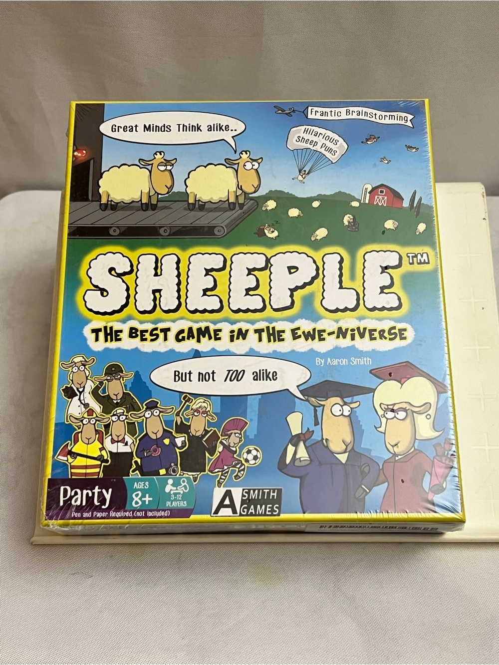 NEW Sheeple Family Party Board Game Sealed Ages 8+ 3-12 Players Smith Games